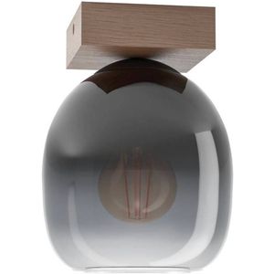 EGLO Filago plafondlamp van rookglas 1-lamp