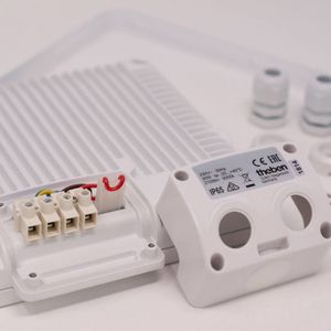 Theben LED buitenspot theLeda B50L wit aluminium 5.000 K