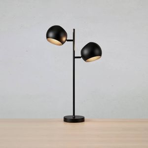 Markslöjd Tafellamp Edgar, 2-lamps, zwart