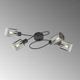 FISCHER & HONSEL Plafondlamp Iska met arm, 4-lamps
