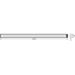 LEDVANCE Flex COB LED Strip IP44 3.000K, 3m