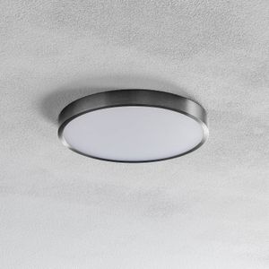ORION Bully LED plafondlamp, mat nikkel, Ø 24 cm