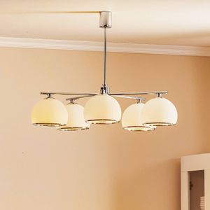 Argon Hanglamp Mina, 5-lamps, chroom mat