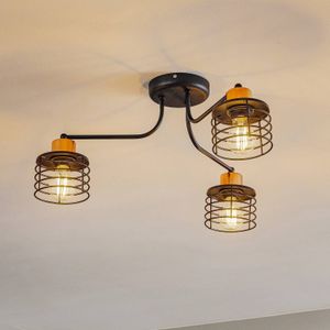 HELAM Edison plafondlamp, 3-lamps