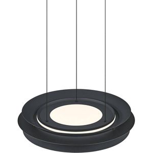 HELL LED hanglamp Lys, zwart, Ø 45 cm, CCT, afstandsbediening