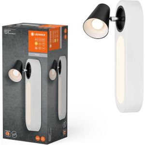 LEDVANCE LED wandlamp Neptune, 1 spot, schakelaar, wit