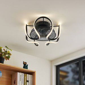 Starluna Lykkela LED plafondventilator, CCT zwart