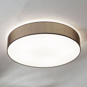 EGLO Bruine textiel plafondlamp Pasteri 76 cm