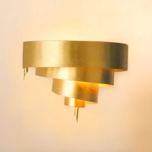 Holländer Elegante wandlamp CICLONE in goud