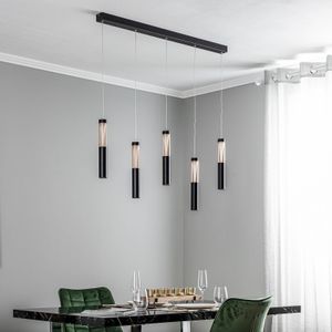 Lucande Danson LED hanglamp, 5-lamps