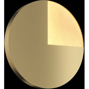 Maytoni LED wandlamp Jupiter, goud, Ø 38,1cm