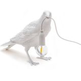 SELETTI LED decoratie-tafellamp Bird Lamp, wachtend, wit