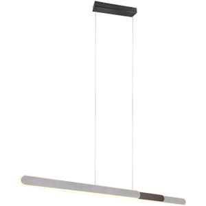 Trio Lighting LED hanglamp Helios uittrekbaar dim CCT alu