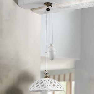 Ceramiche Hanglamp Emanuel keramiek in hoogte verstelbaar