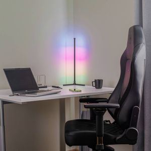 Lindby Smart LED tafellamp Denveras, Tuya, USB, RGBW, CCT