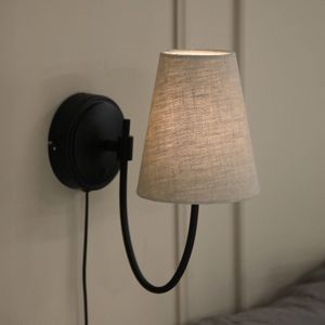 Tomshine 2-delige wandlamp industriële wandlamp E27 met stekker en Tomshine 2-delige wandlamp industriële wandlamp E27 met stekker en