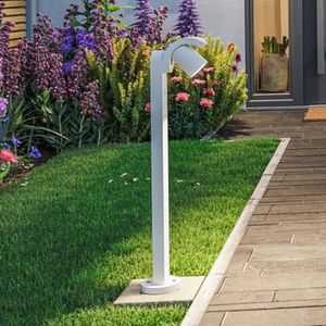 Paulmann LED tuinpadverlichting Manchet, aluminium, sensor, wit