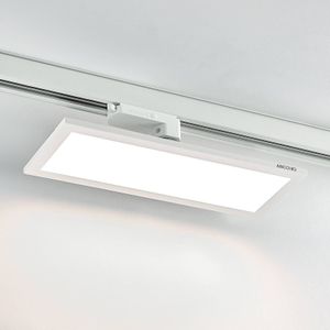 Arcchio Hairis LED paneel wit 4000 K, wit / opaal, Werkkamer / Kantoor, Kunststof, Modern, railverlichting