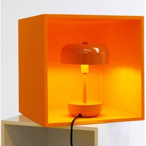 DYBERG LARSEN Haipot tafellamp, IP20, oranje