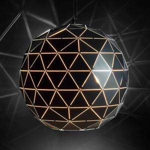 Deko-Light Asterope Round 500 - Hanglamp Metaal - Rond - Mat Zwart - Modern - Geschikt Voor LED
