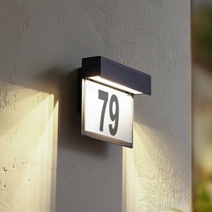 Lindby LED lamp Antal, antraciet, aluminium