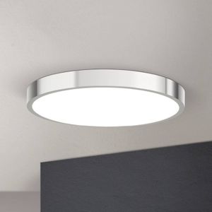 ORION LED plafondlamp Bully, chroom, Ø 28 cm