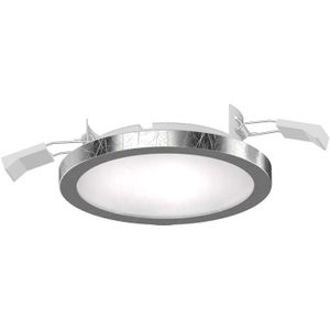 Lightme LED inbouwspot Aqua Pur Ø11,2cm zilver