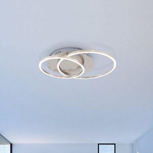 Briloner LED plafondlamp Frames twee ringen, draaibaar