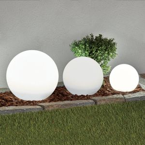 Lago - 3-delige Set LED-Solarlampen - Diverse Groottes voor de Tuin