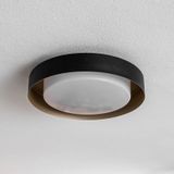 Arcchio Damaria LED plafondlamp, zwart-goud