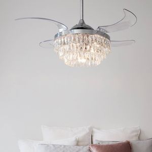 Beacon Lighting Plafondventilator met licht Fanaway Veil chroom stil
