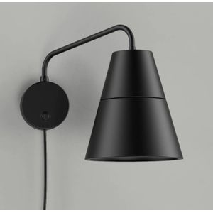 GRUPA Ili Ili wandlamp met aansluitkabel zwart