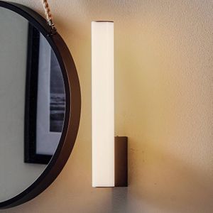 Helestra Loom LED spiegellamp zwart 30 cm
