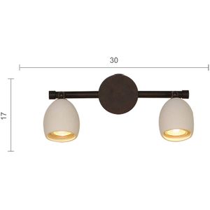 Menzel Provence mat wandlamp 2-lamps