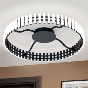 ORION Mansion LED plafondlamp, zwart en wit Ø 63 cm