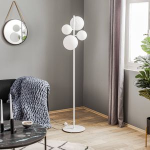 ALDEX Vloerlamp Bloom, 4-lamps, wit