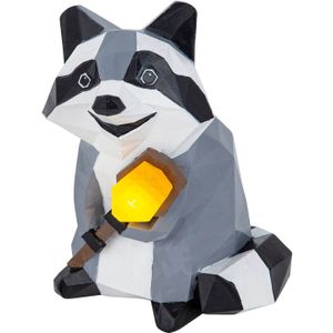 Lindby Racoon LED decoratie-lamp solar, wasbeer