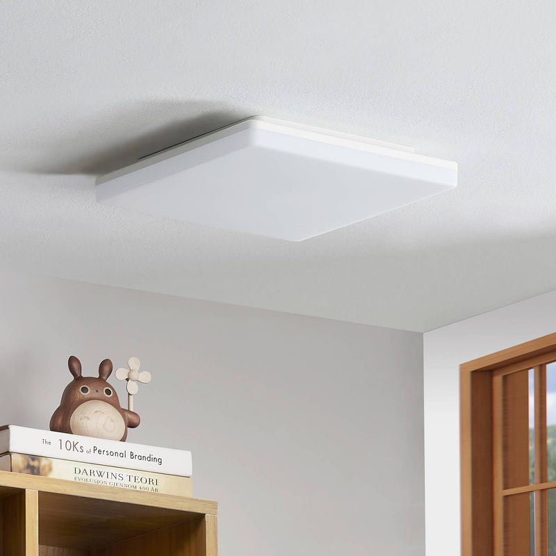 Prios - Artin - LED Plafondlamp - Wit - 28 cm - Met Sensor - Modern