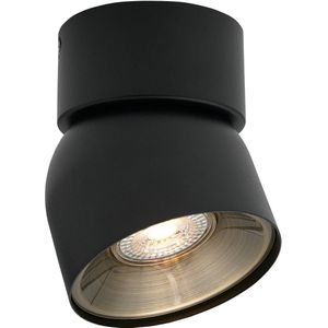 Nordlux Downlight Pitcher, GU10, 1-lamp, metaal, zwart