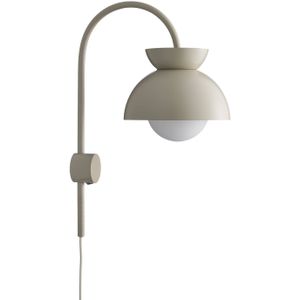 FRANDSEN Vlinder wandlamp, bruingrijs