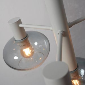 it's about RoMi Hanglamp Bologna - Grijs - 43x43x34cm - Modern - Hanglampen Eetkamer, Slaapkamer, Woonkamer