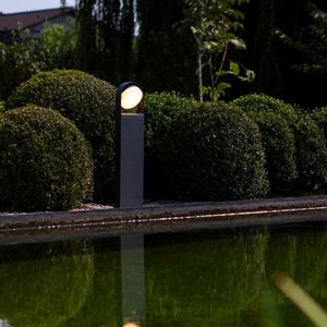 LUTEC LED tuinpadverlichting Fele antraciet, draaibaar