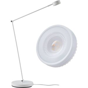 Lindby Vloerlamp Jyla, wit, verstelbaar, GX53, 2700K