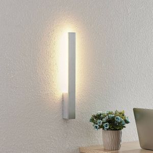 Arcchio Ivano LED wandlamp, 42,5 cm, geborsteld aluminium
