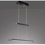 FISCHER & HONSEL LED hanglamp Tenso TW met dimmer, zwart 88cm