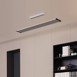 Prios Zyair LED hanglamp zilver aluminium kunststof