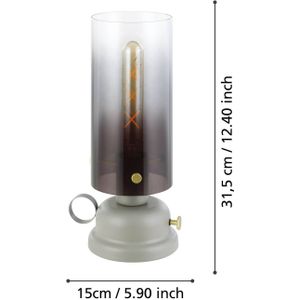 EGLO Tafellamp Gargrave in olielamp-ontwerp