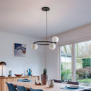 SIGMA Hanglamp Gama, 3-lamps, zwart