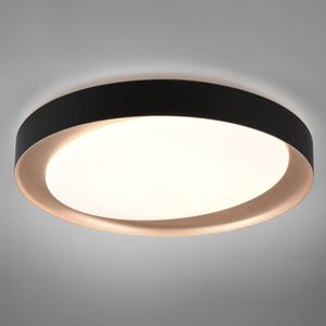 Reality Leuchten LED plafondlamp Zeta tunable white, zwart/goud