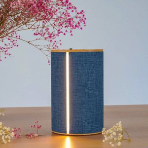 LOOM DESIGN Silo 2 sfeerlamp, Bluetooth speaker, blauw
